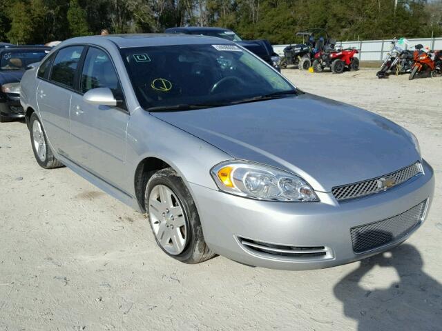 2G1WG5E32D1155884 - 2013 CHEVROLET IMPALA LT SILVER photo 1