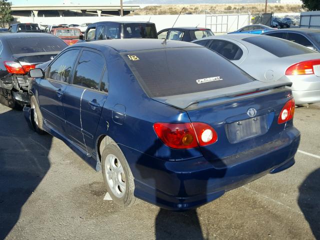 1NXBR32EX4Z199903 - 2004 TOYOTA COROLLA CE BLUE photo 3