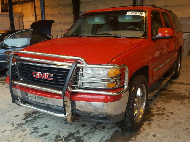 3GKFK16T01G250576 - 2001 GMC YUKON XL K RED photo 2