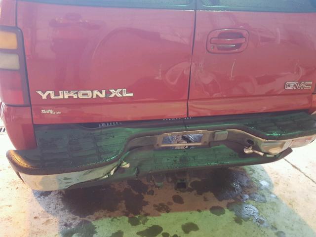 3GKFK16T01G250576 - 2001 GMC YUKON XL K RED photo 9