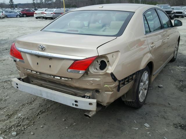 4T1BK3DB0CU455679 - 2012 TOYOTA AVALON BAS GOLD photo 4