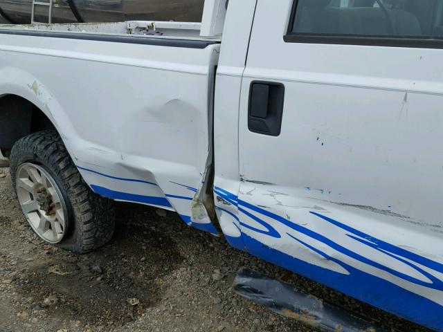 1FTWW31R69EA40137 - 2009 FORD F350 SUPER WHITE photo 9