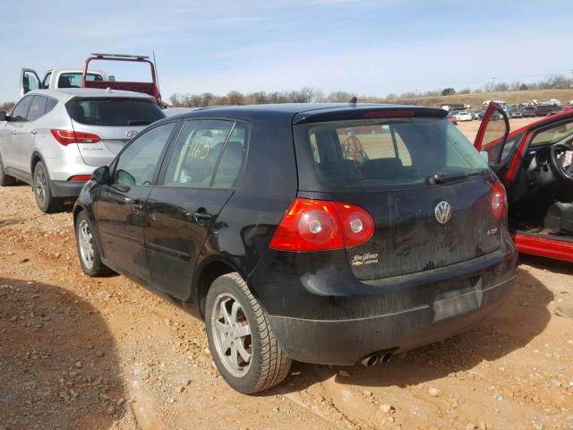 WVWDA71K98W029982 - 2008 VOLKSWAGEN RABBIT BLACK photo 3