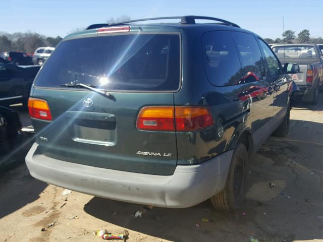 4T3ZF13C7XU163381 - 1999 TOYOTA SIENNA LE GREEN photo 4