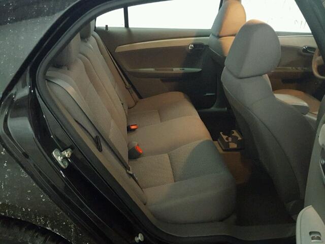 1G1ZB5EB5A4132165 - 2010 CHEVROLET MALIBU LS BLACK photo 6