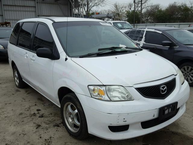 JM3LW28A030377489 - 2003 MAZDA MPV WAGON WHITE photo 1