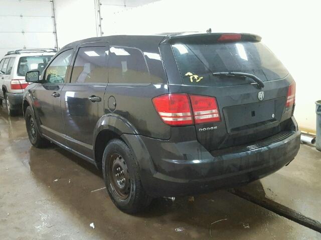 3D4GG47B79T558987 - 2009 DODGE JOURNEY SE BLACK photo 3