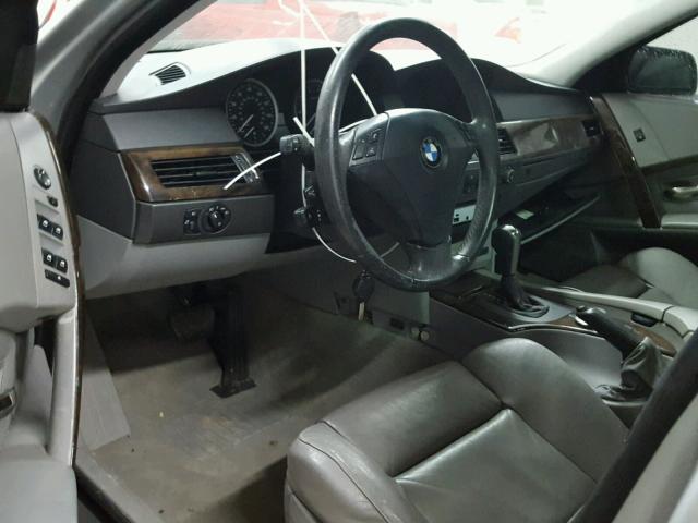 WBANA73564B061931 - 2004 BMW 530 I SILVER photo 9