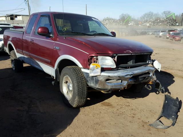 1FTDX18W5VND21912 - 1997 FORD F150 BURGUNDY photo 1