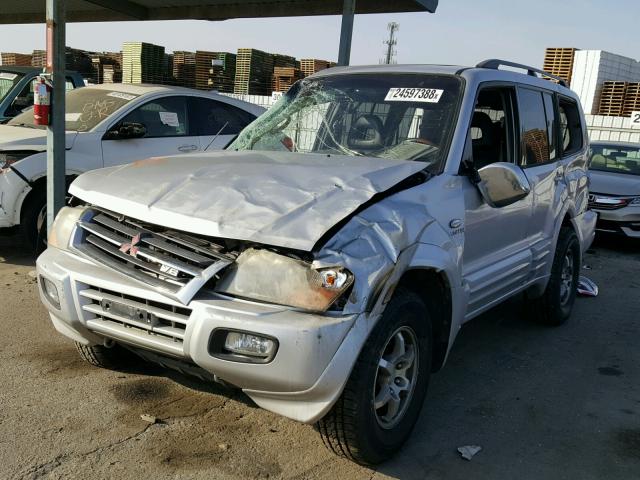 JA4MW51R81J012509 - 2001 MITSUBISHI MONTERO LI SILVER photo 2