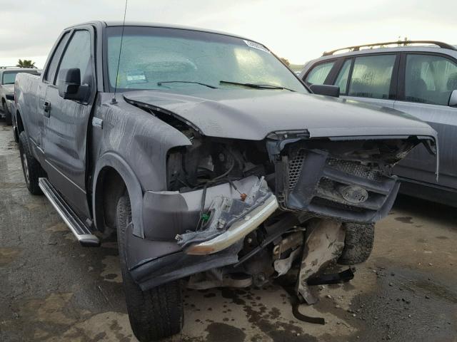 1FTPX14555FA21193 - 2005 FORD F150 GRAY photo 1