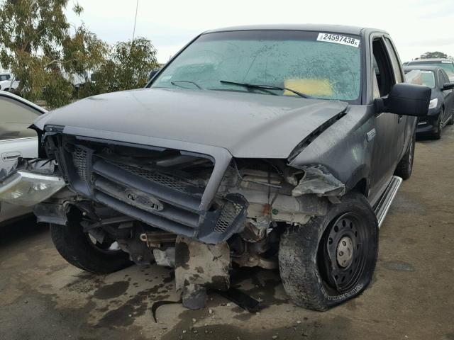 1FTPX14555FA21193 - 2005 FORD F150 GRAY photo 2