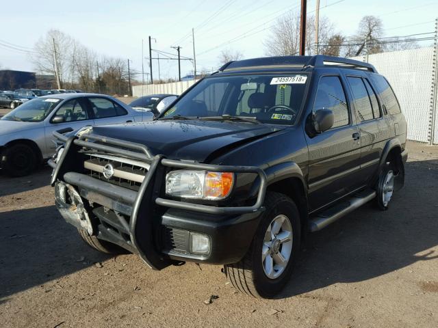 JN8DR09Y53W838465 - 2003 NISSAN PATHFINDER BLACK photo 2