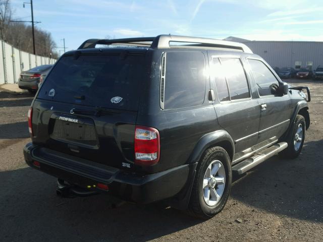 JN8DR09Y53W838465 - 2003 NISSAN PATHFINDER BLACK photo 4