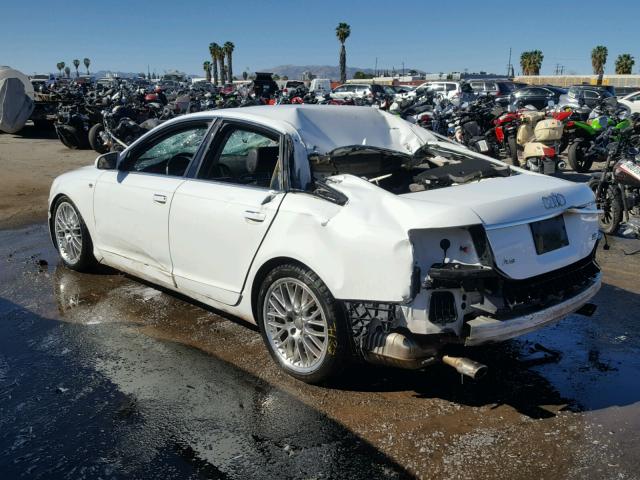 WAUEH74F07N007899 - 2007 AUDI A6 S-LINE WHITE photo 3