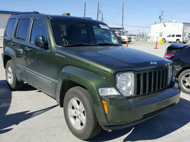 1J8GN28K09W530344 - 2009 JEEP LIBERTY SP GREEN photo 1