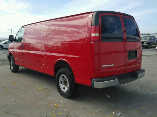 1GTGG29U631150043 - 2003 GMC SAVANA G25 RED photo 3