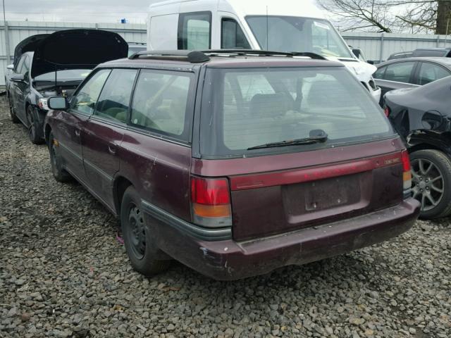 4S4BJ65C5P7944868 - 1993 SUBARU LEGACY LS PURPLE photo 3