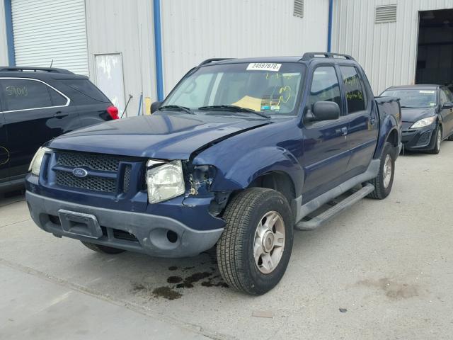 1FMZU67K44UB72810 - 2004 FORD EXPLORER S BLUE photo 2