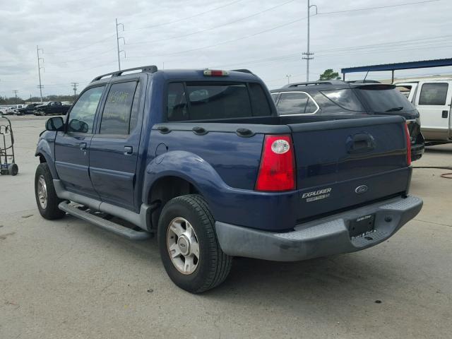 1FMZU67K44UB72810 - 2004 FORD EXPLORER S BLUE photo 3