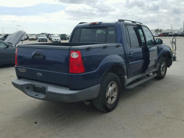 1FMZU67K44UB72810 - 2004 FORD EXPLORER S BLUE photo 4