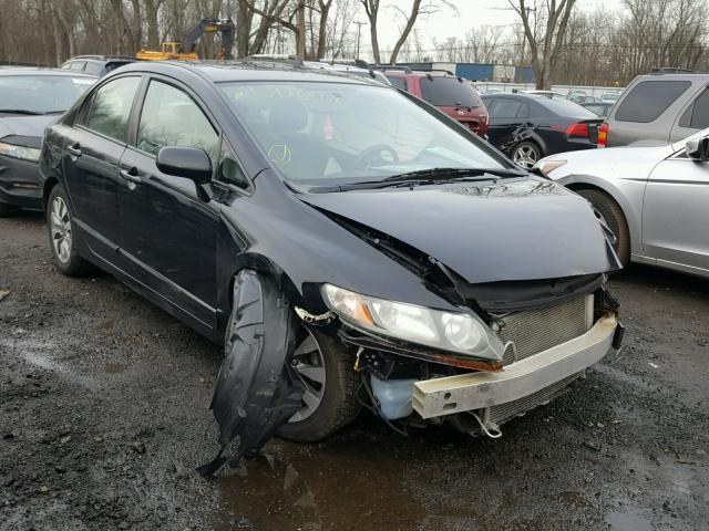 2HGFA16839H347536 - 2009 HONDA CIVIC EX BLACK photo 1