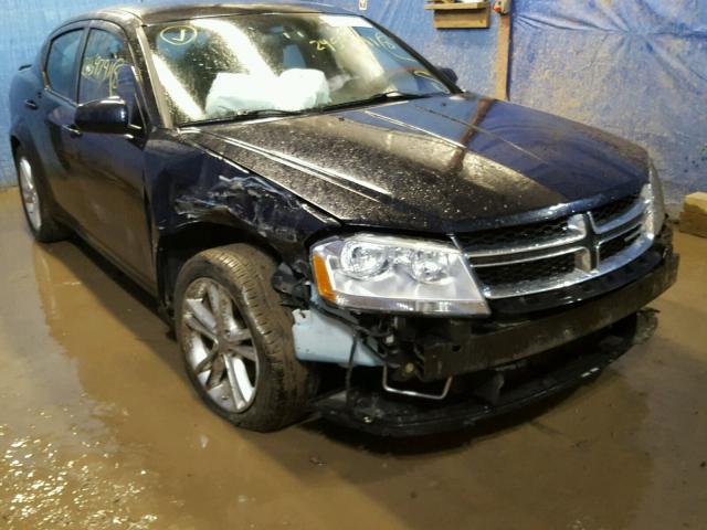 1B3BD1FG3BN585025 - 2011 DODGE AVENGER MA BLUE photo 1