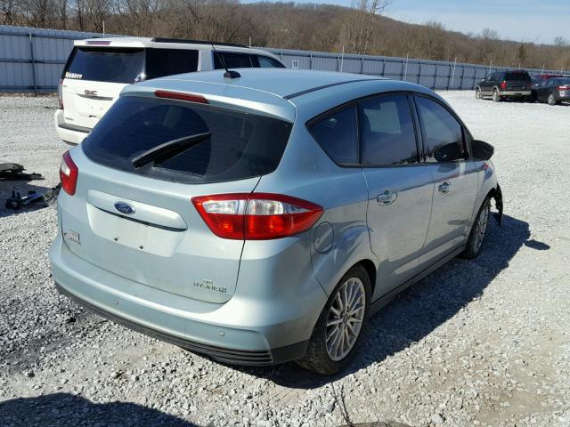 1FADP5AU3DL504788 - 2013 FORD C-MAX SE TURQUOISE photo 4