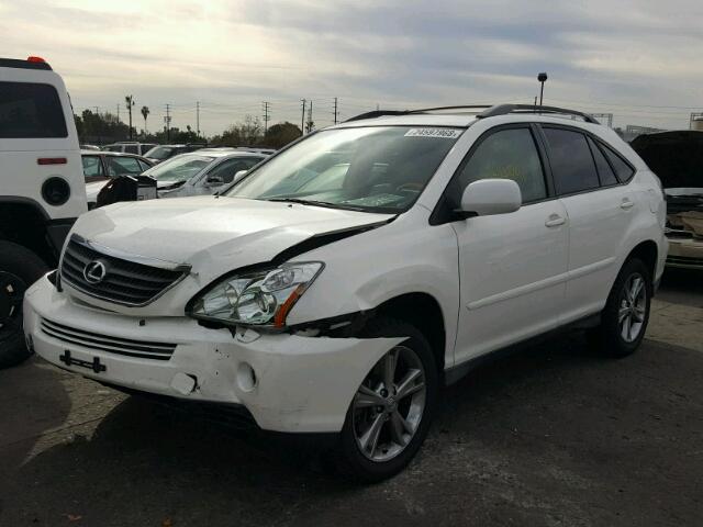 JTJHW31U360047131 - 2006 LEXUS RX 400 WHITE photo 2