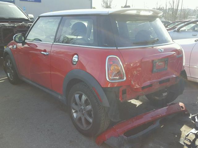 WMWMF7C55ATZ70326 - 2010 MINI COOPER S RED photo 3