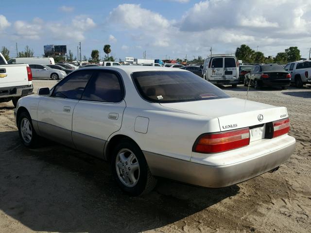 JT8GK13T4S0103072 - 1995 LEXUS ES 300 WHITE photo 3