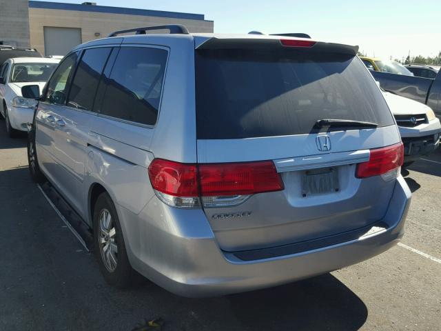 5FNRL3H72AB050726 - 2010 HONDA ODYSSEY EX SILVER photo 3