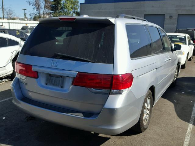 5FNRL3H72AB050726 - 2010 HONDA ODYSSEY EX SILVER photo 4