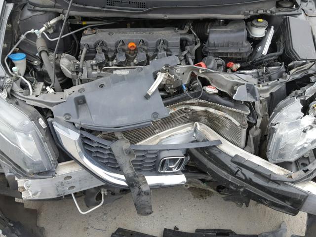 19XFB2F50DE096535 - 2013 HONDA CIVIC LX GRAY photo 7