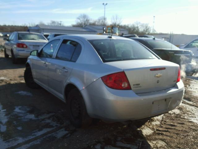 1G1AA5F5XA7114994 - 2010 CHEVROLET COBALT LS SILVER photo 3