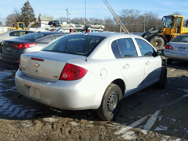 1G1AA5F5XA7114994 - 2010 CHEVROLET COBALT LS SILVER photo 4