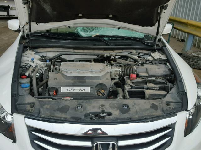 1HGCP3F89CA002644 - 2012 HONDA ACCORD EXL WHITE photo 7