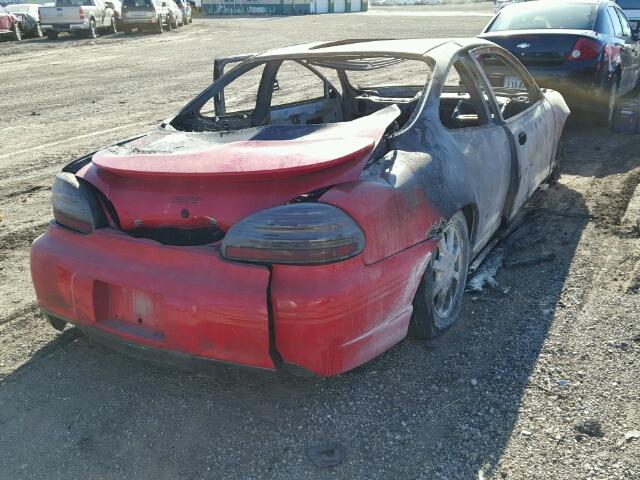 1G2WR12181F123723 - 2001 PONTIAC GRAND PRIX წითელი ფოტო 4