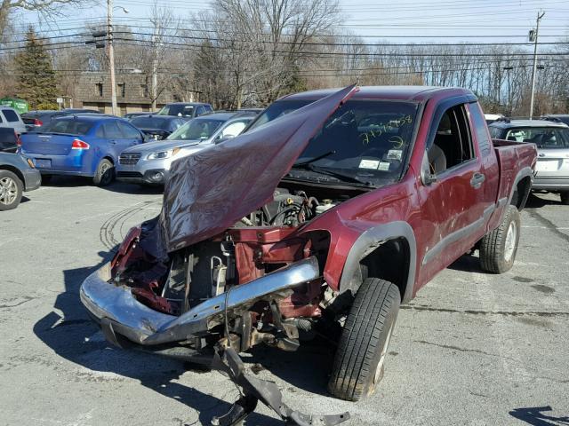 1GCDT19E578163140 - 2007 CHEVROLET COLORADO BLUE photo 2