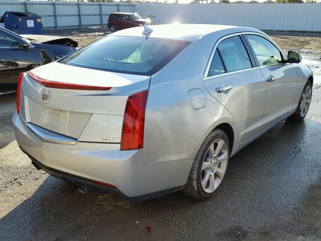 1G6AG5RX4D0140901 - 2013 CADILLAC ATS SILVER photo 4