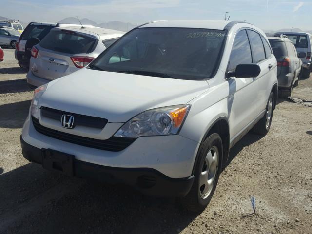 JHLRE38359C009302 - 2009 HONDA CR-V LX WHITE photo 2