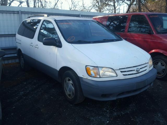 4T3ZF13C71U381523 - 2001 TOYOTA SIENNA LE WHITE photo 1