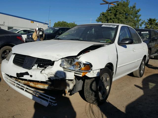 3N1CB51D75L590927 - 2005 NISSAN SENTRA 1.8 WHITE photo 2