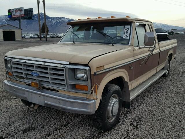 1FTHX25L9FKA68274 - 1985 FORD F250 TWO TONE photo 2