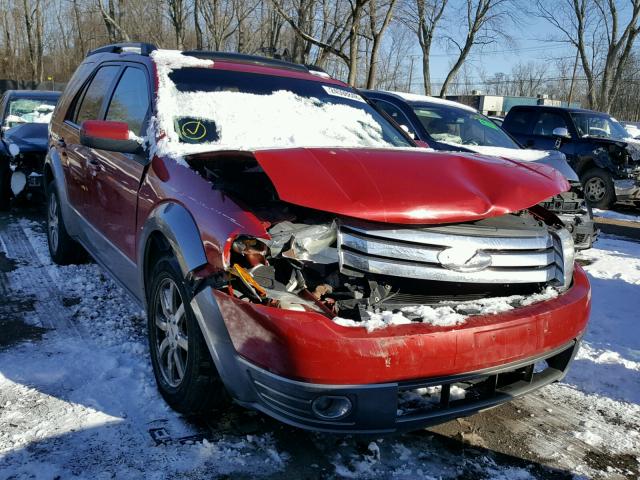 1FMDK02W79GA00672 - 2009 FORD TAURUS X S RED photo 1