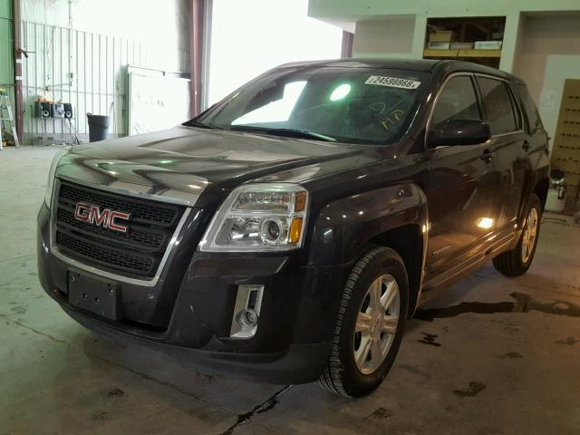 2GKFLVEK6F6257970 - 2015 GMC TERRAIN SL BLACK photo 2