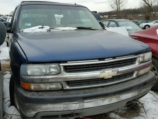 1GNFK16Z22J180814 - 2002 CHEVROLET SUBURBAN K BLUE photo 1