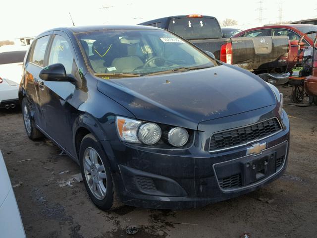 1G1JC6SH4D4163856 - 2013 CHEVROLET SONIC LT BLACK photo 1