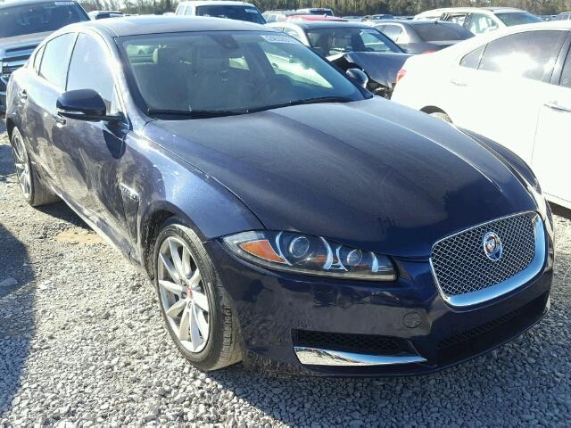 SAJWA0ES7EPU19027 - 2014 JAGUAR XF BLUE photo 1