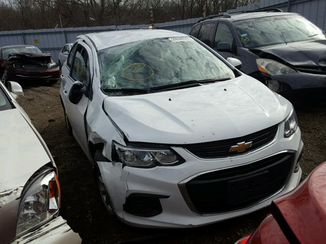 1G1JD5SB1H4138695 - 2017 CHEVROLET SONIC LT WHITE photo 1